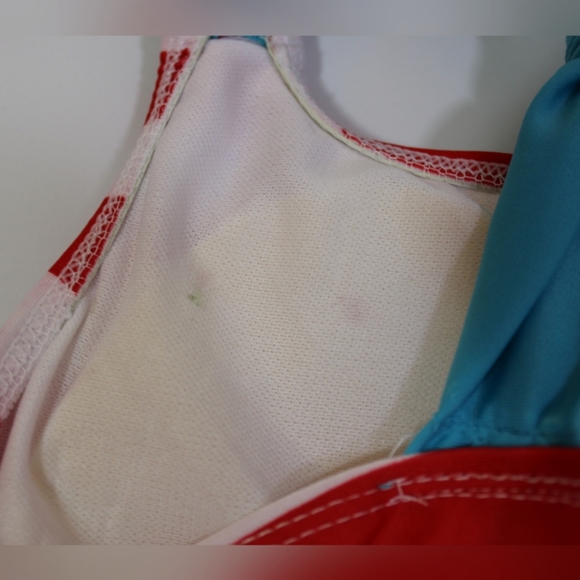 NWT. Red, white, and blue one-piece swimsuit. 12. - Picture 5 of 8